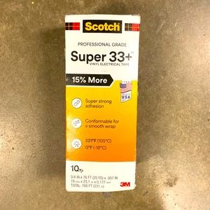 SCOTCH 3M SUPER 33+ VINYL ELECTRICAL TAPE